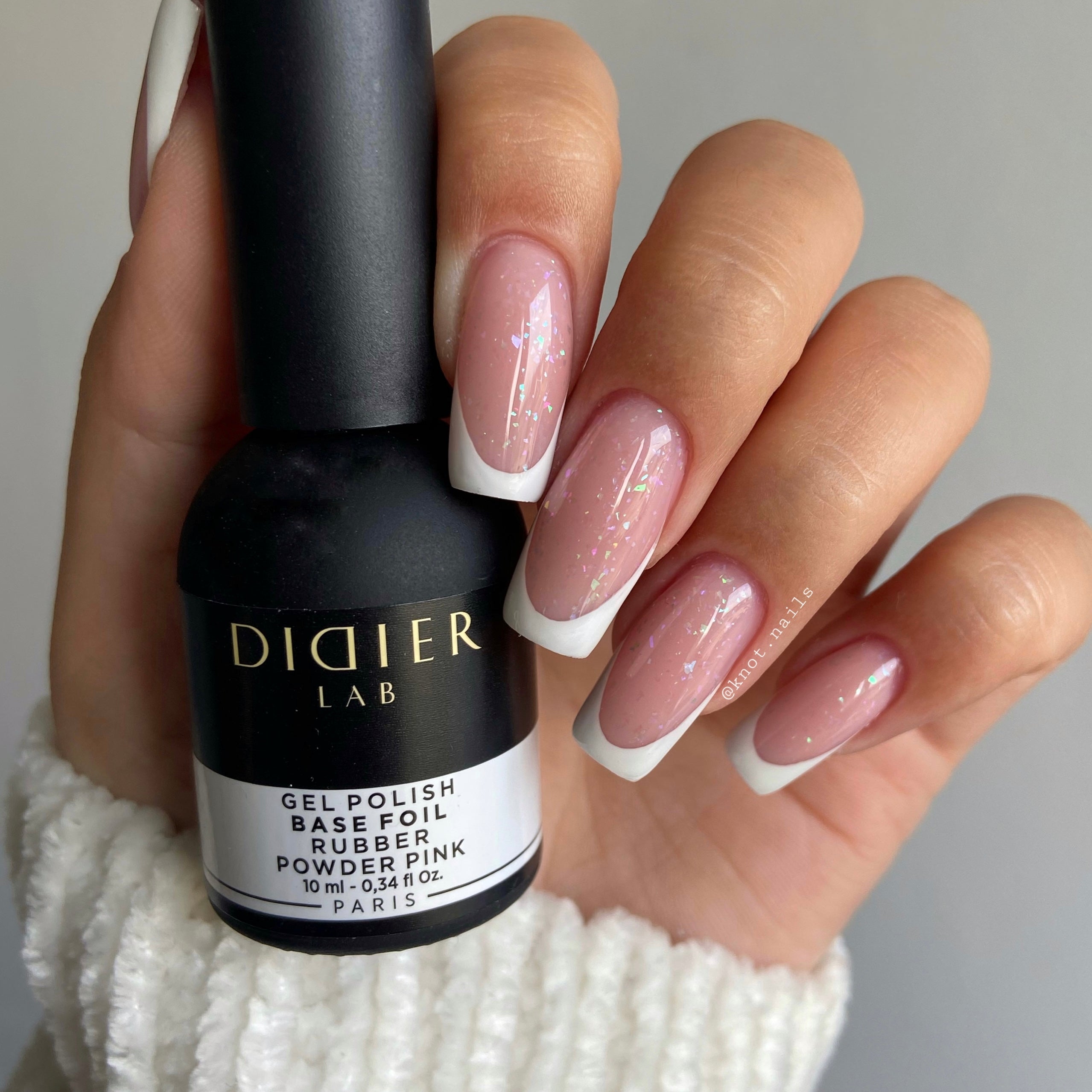 didier-lab-rubber-base-coat-foil-powder-pink-tpo-frei-10-ml image 2