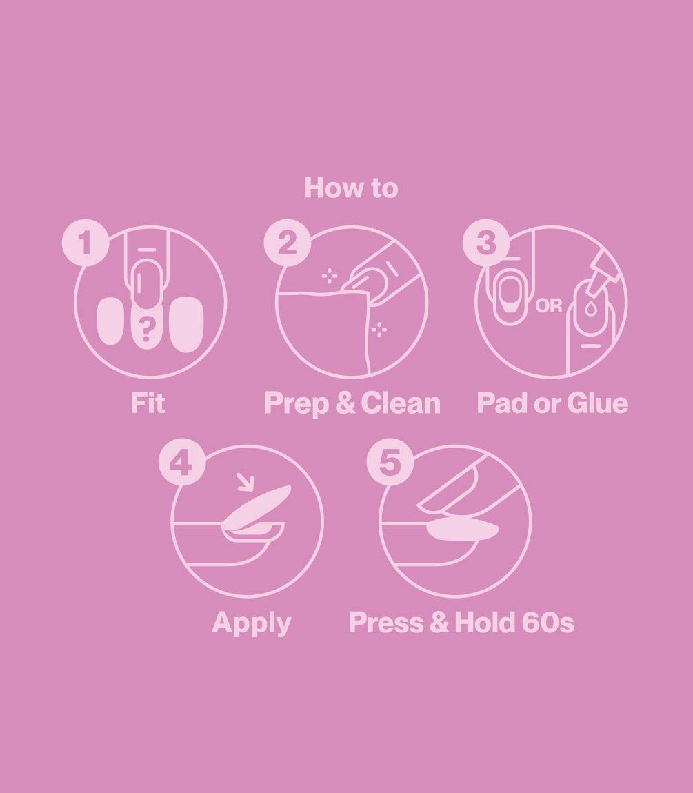 pink-gellac-2007-tortoise-touch-press-on-nails-rund-kurz-braun image 7