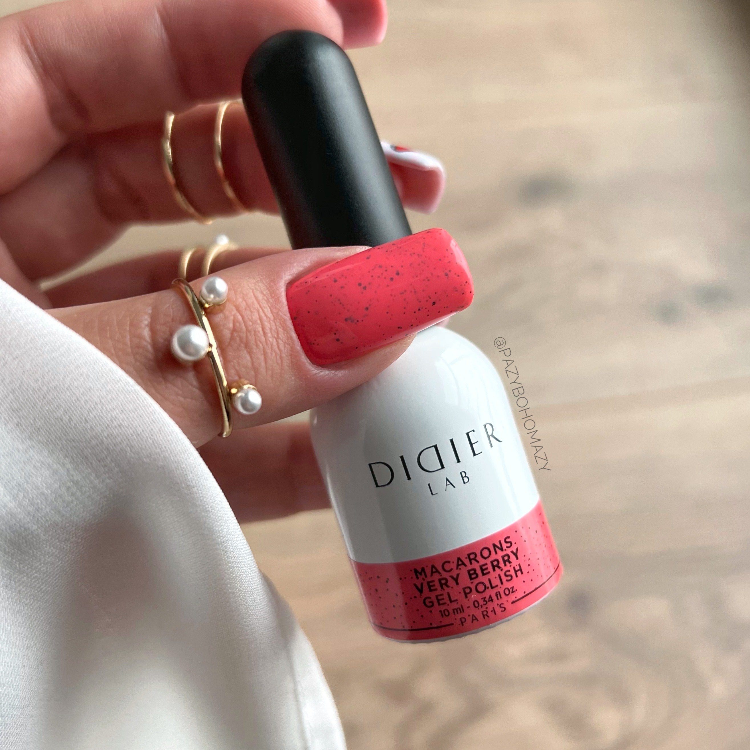 didier-lab-macarons-very-berry-uv-nagellack-10ml-pink-beere-hema-tpo-frei image 2