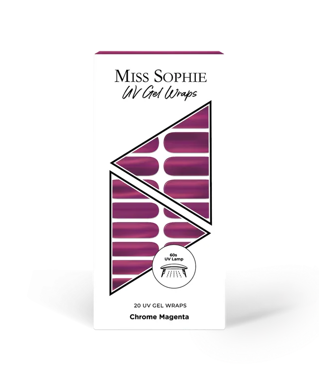 miss-sophie-chrome-magenta-uv-uv-gel-wraps-chrome-finish image 1