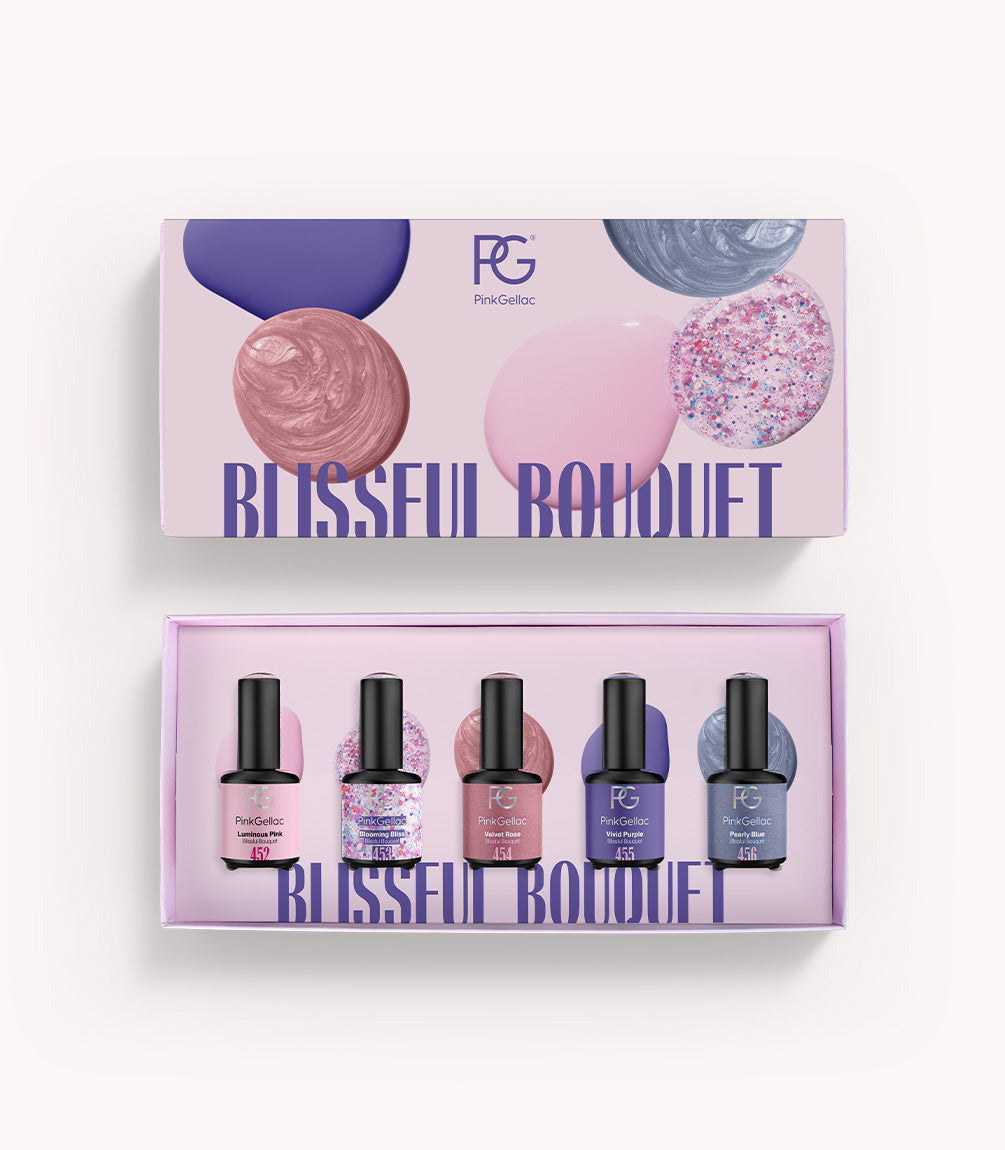 pink-gellac-blissful-bouquet-set-gel-nagellack-kollektions-set image 1