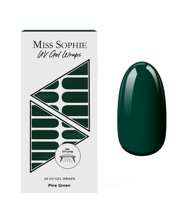 miss-sophie-pine-green-uv-uv-gel-wraps image 1
