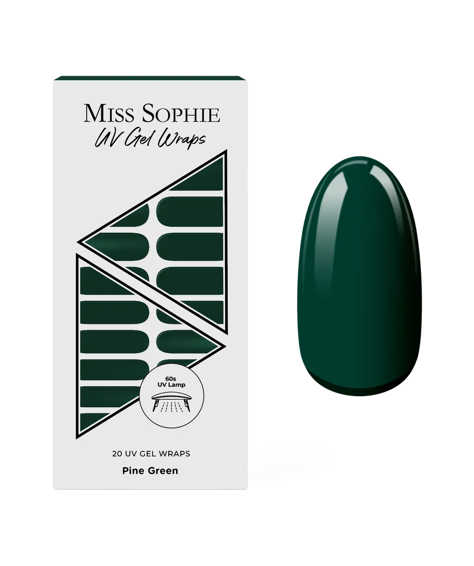 miss-sophie-pine-green-uv-uv-gel-wraps image 1