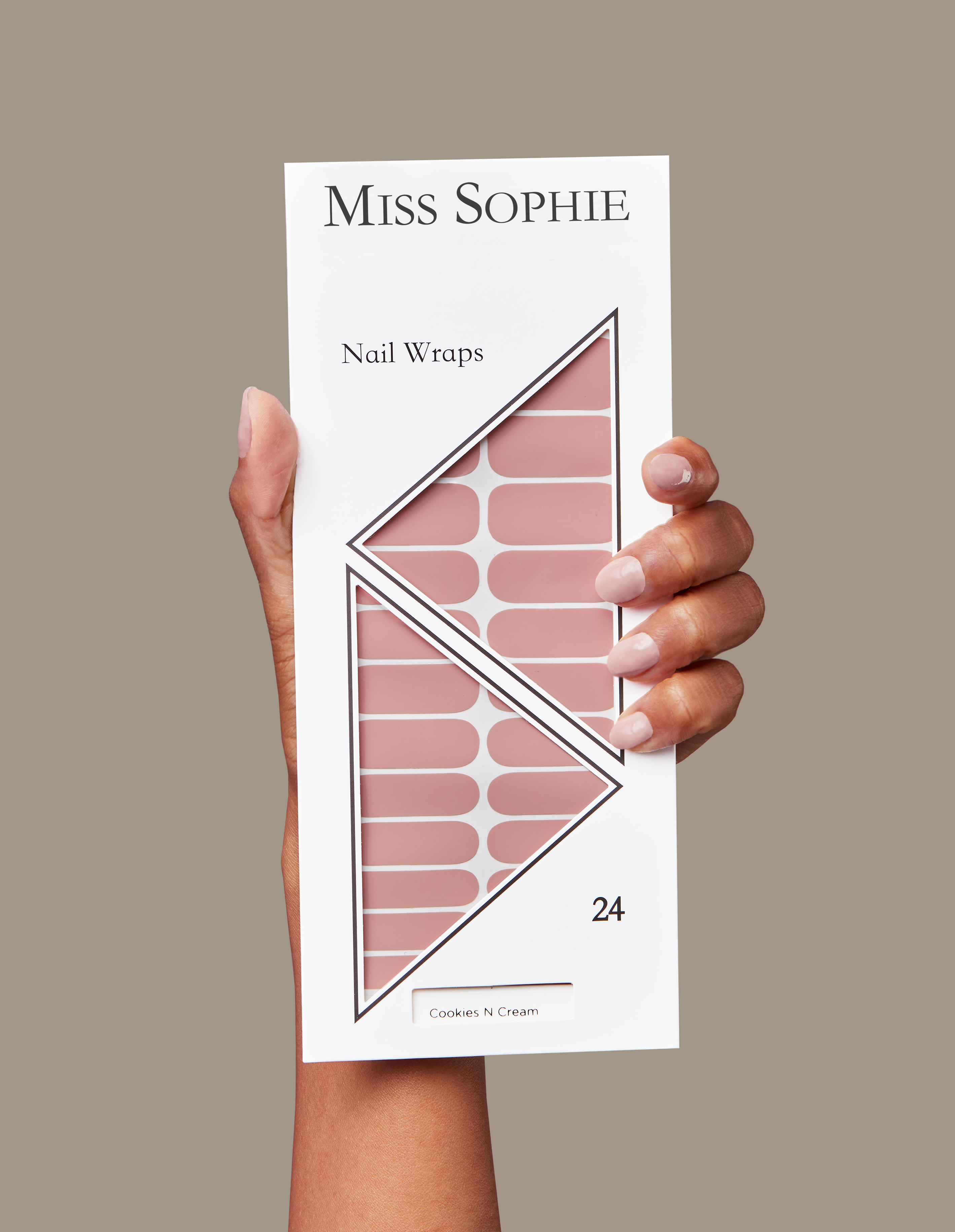 miss-sophie-cookies-n-cream-nail-wraps-cremig image 4