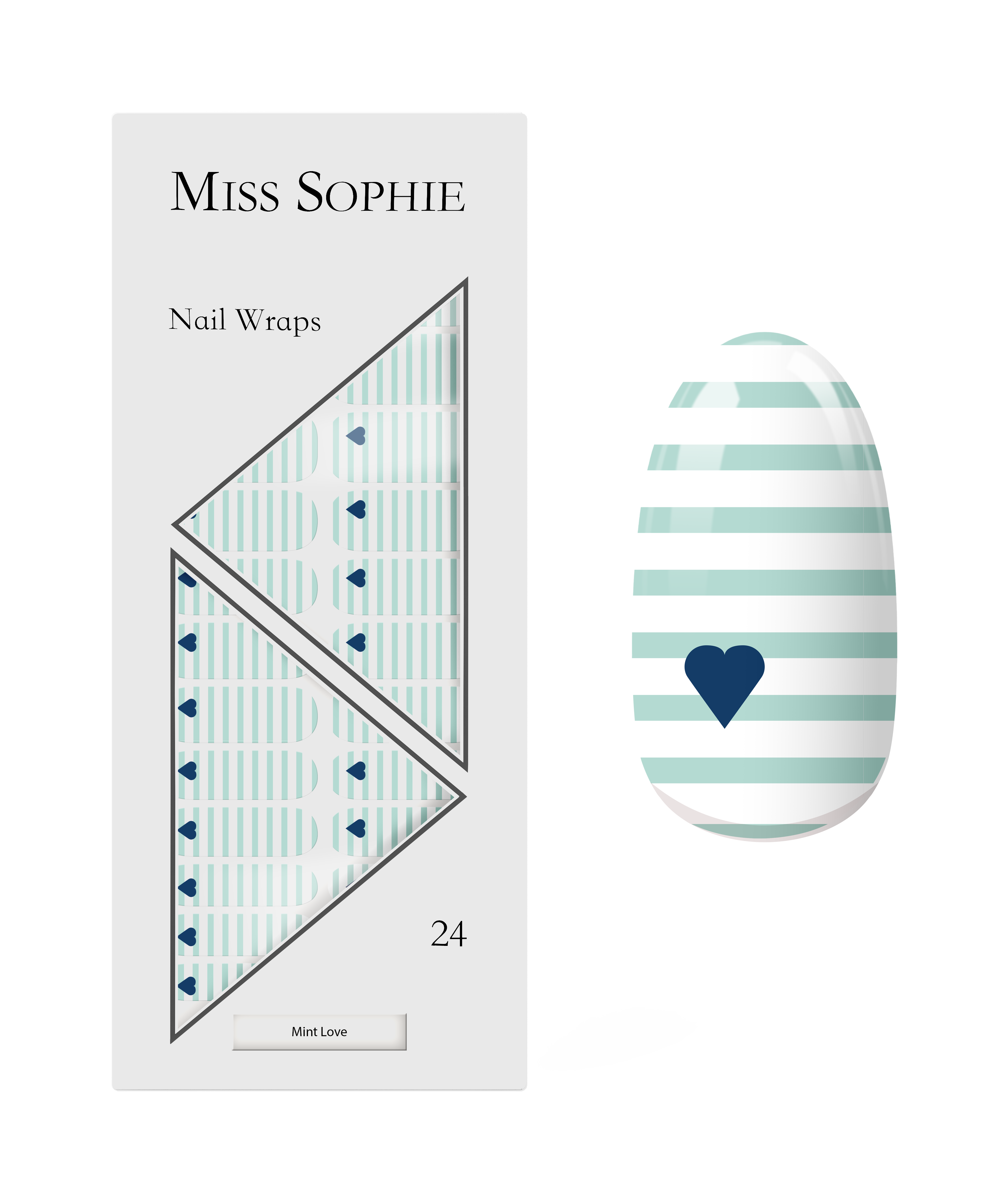 miss-sophie-mint-love-nagelfolien image 1
