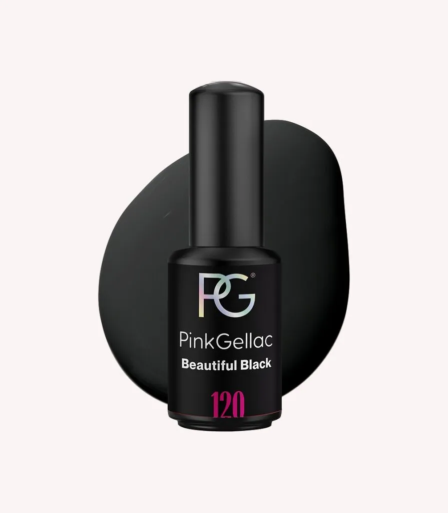 pink-gellac-120-beautiful-black-gel-nagellack-8-ml-schwarz image 1