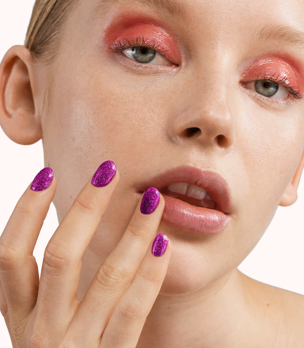 pink-gellac-312-fabulous-fuchsia-gel-nagellack-lila-glitzer image 3