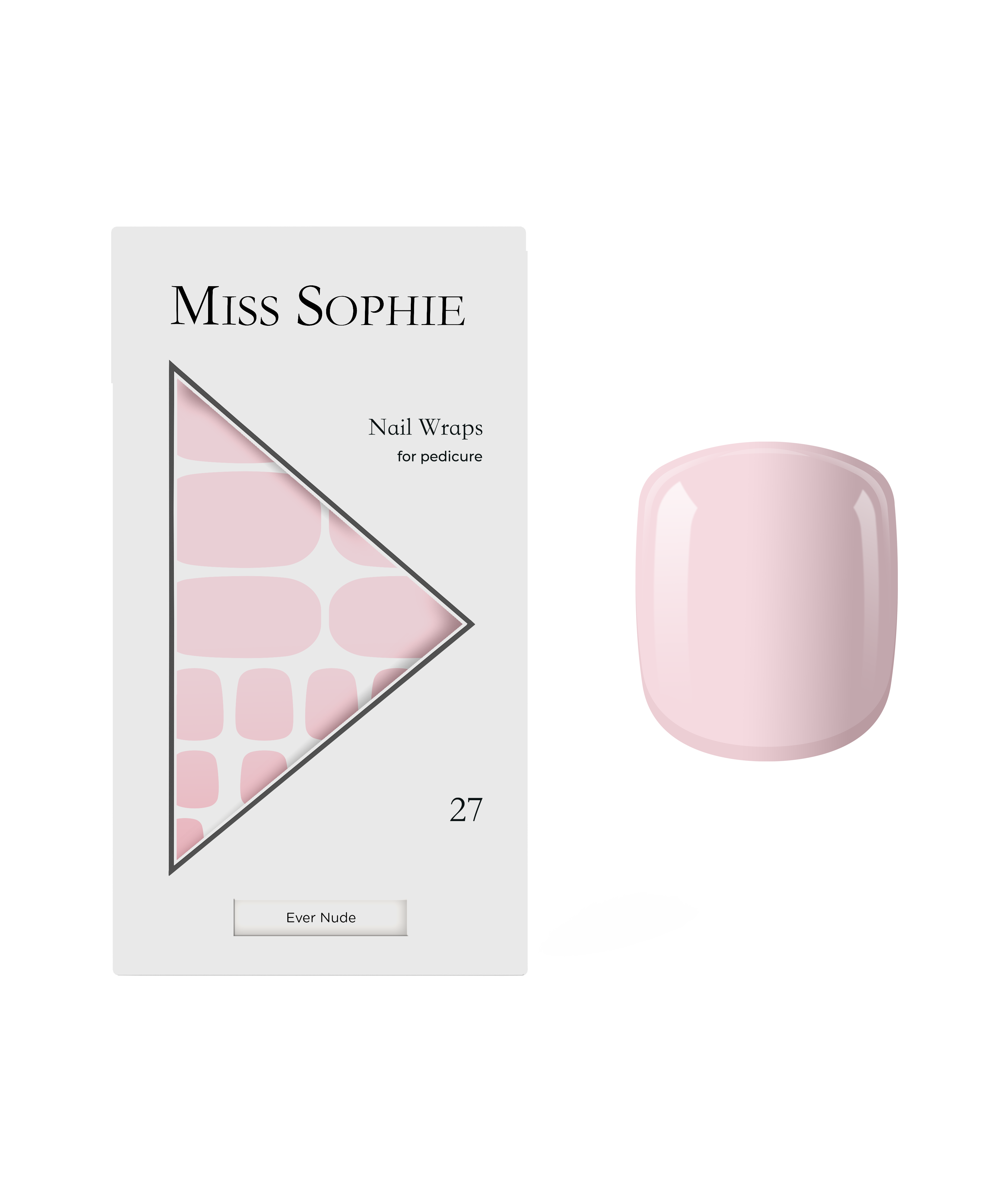 miss-sophie-ever-nude-pedicure-nagelfolien image 1