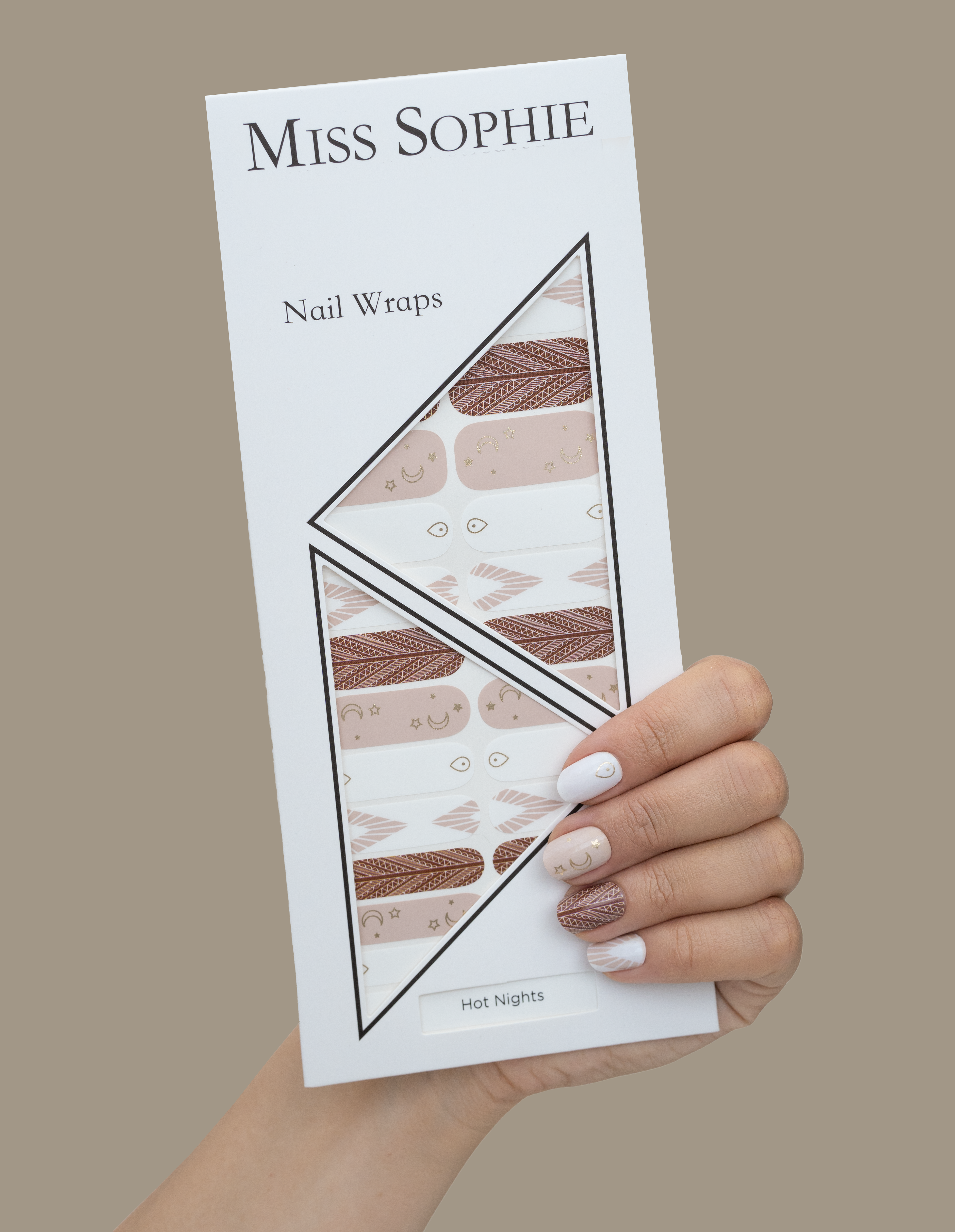 miss-sophie-hot-nights-nail-wraps-boho-gold image 4
