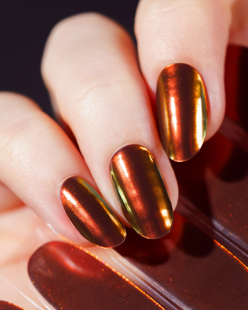 maniko-chrome-mocha-uv-gel-strips image 2