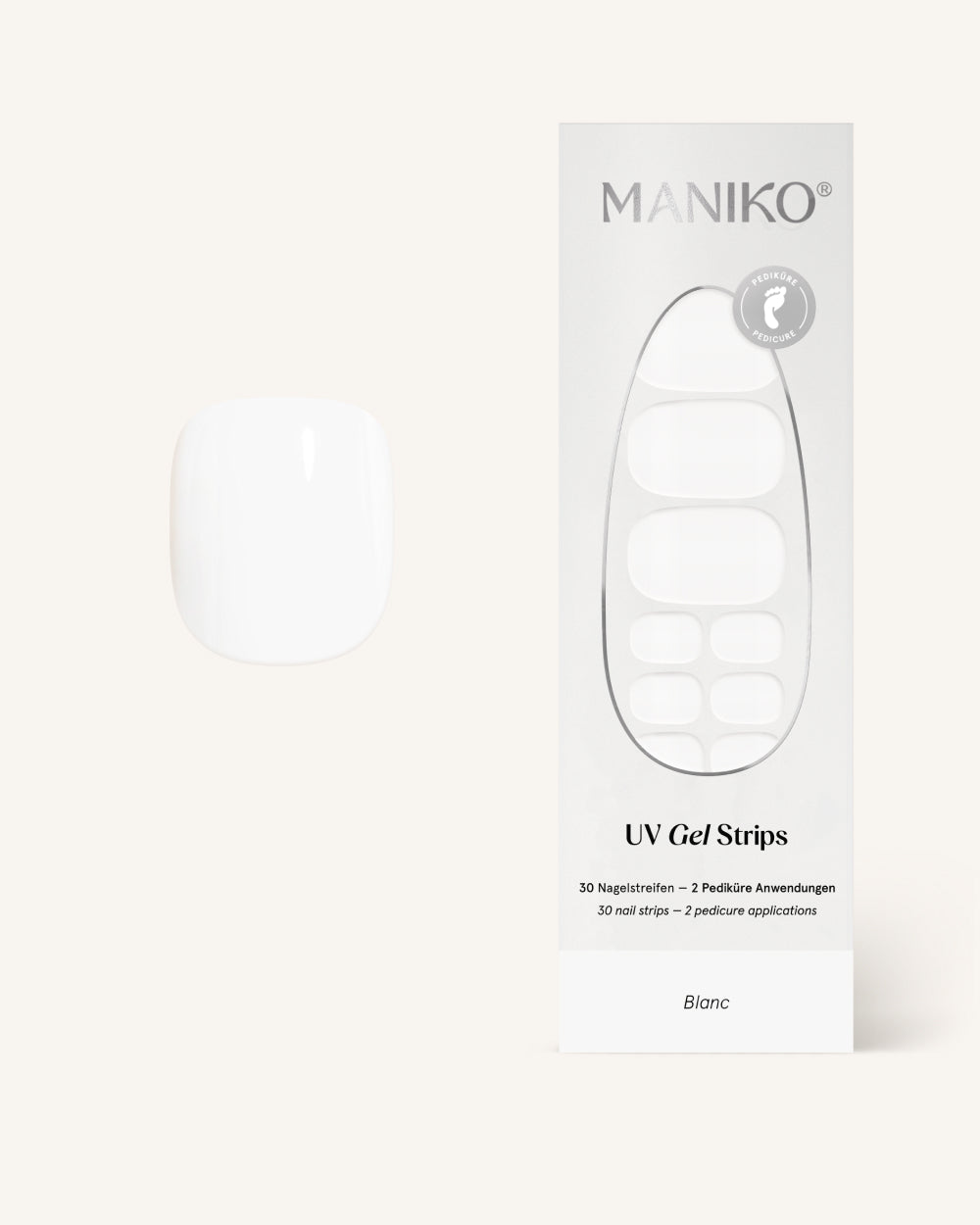 maniko-blanc-uv-pedi-gel-strips image 1