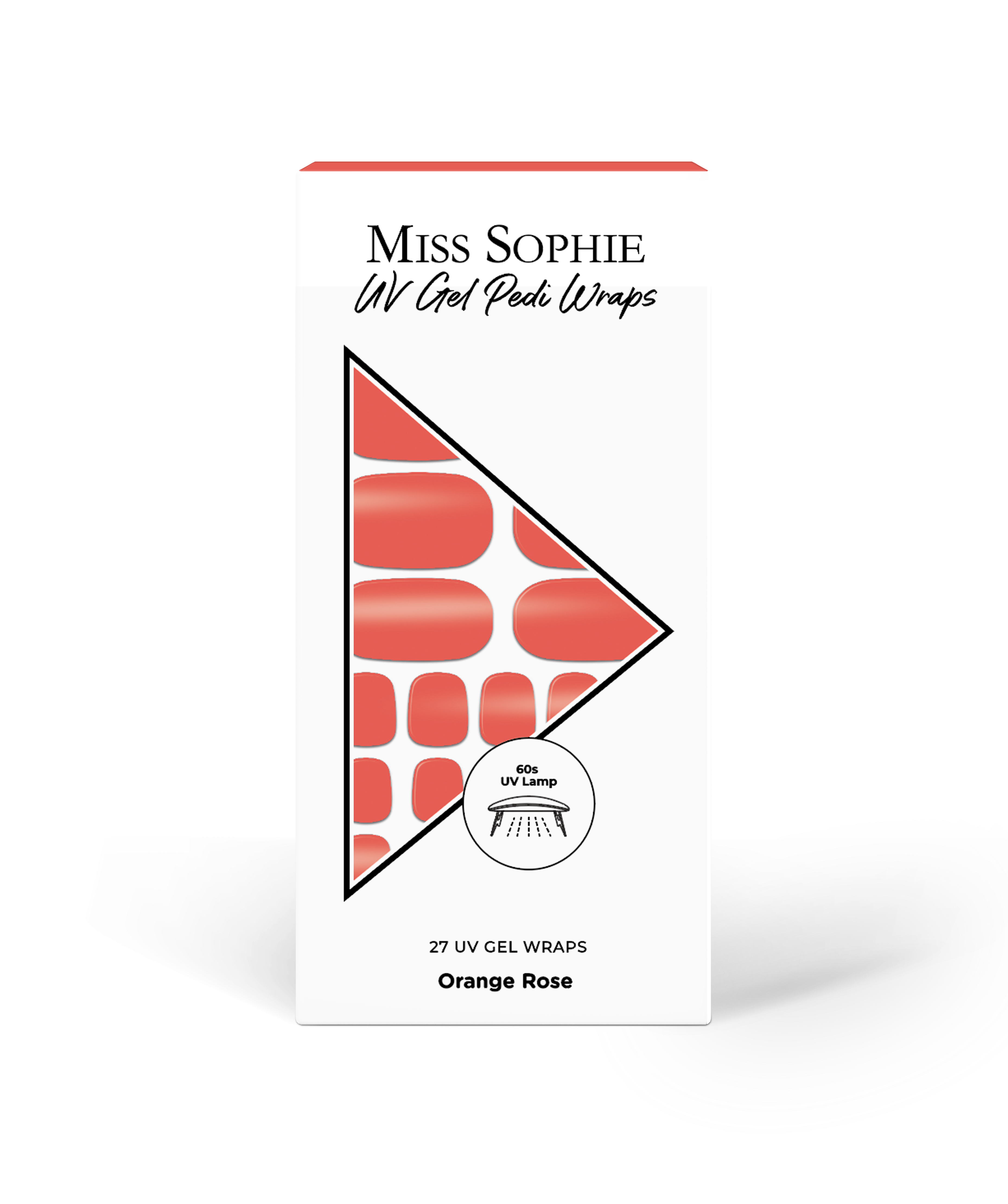 miss-sophie-orange-rose-uv-gel-nagelfolie-pedicure-orange image 4