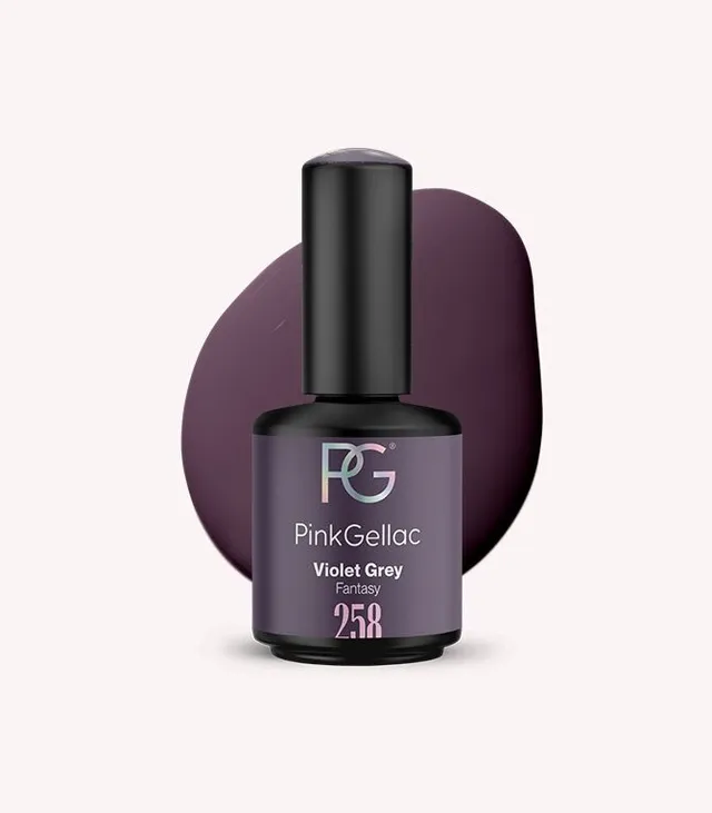 pink-gellac-258-violet-grey-gel-nagellack-grau-violett-creme image 1