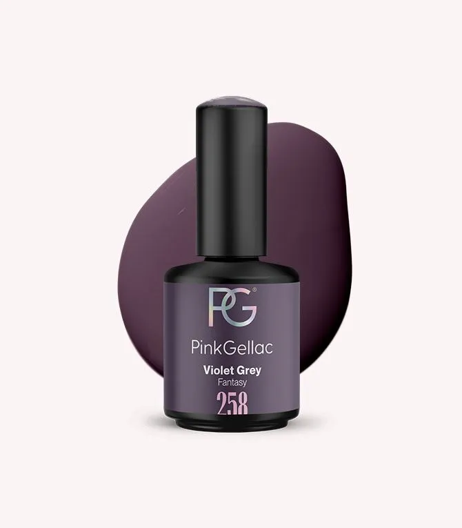 pink-gellac-258-violet-grey-gel-nagellack-grau-violett-creme image 1