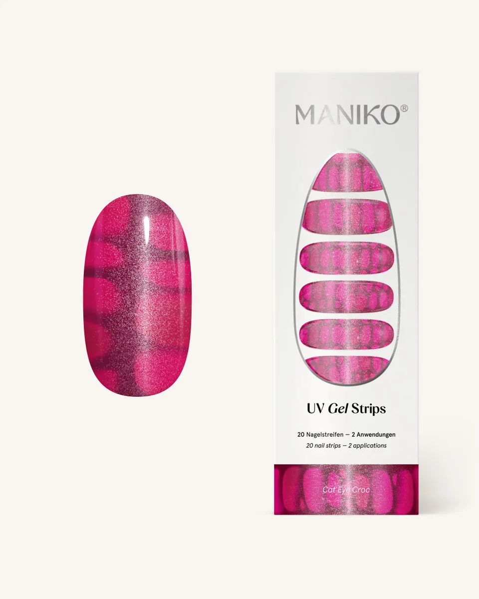 maniko-cat-eye-croc-uv-gel-strips image 1