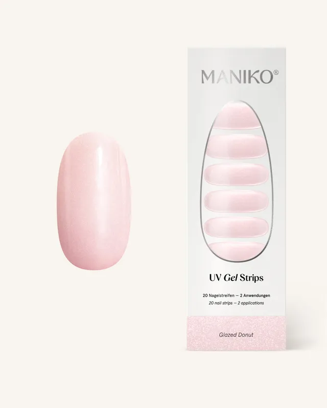 maniko-glazed-donut-uv-gel-strips-pearl-chrome-creme-rosa image 1