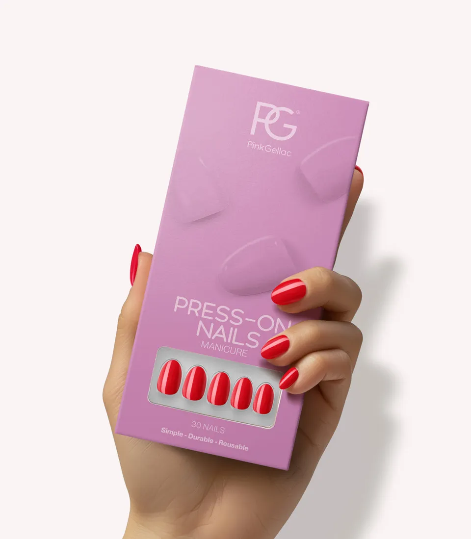 pink-gellac-430-bombshell-red-press-on-nails-rund-kurz-rot image 1
