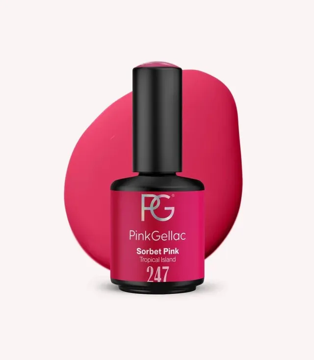 pink-gellac-247-sorbet-pink-gel-nagellack-creme image 1