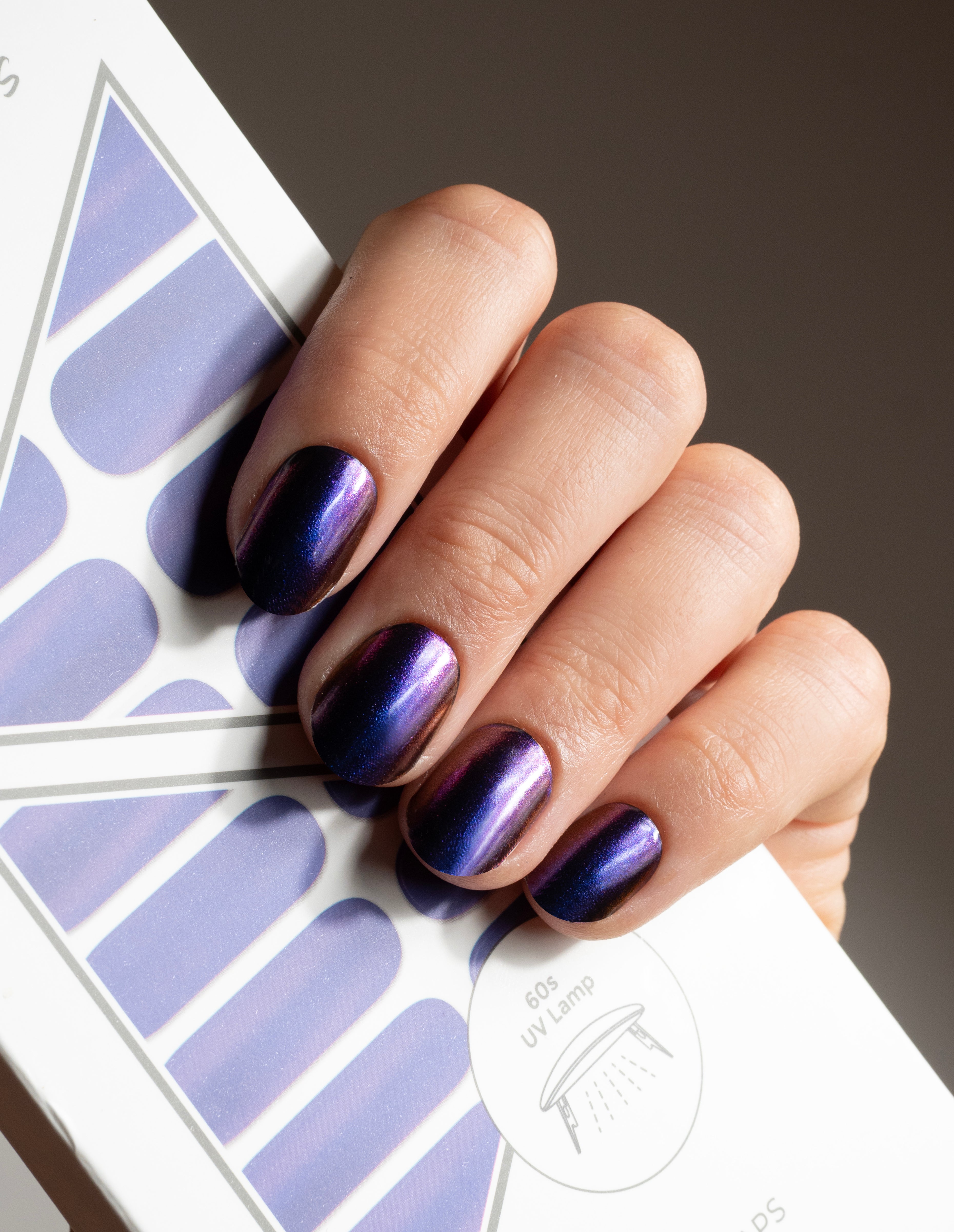 miss-sophie-purple-chrome-uv-gel-wraps image 4