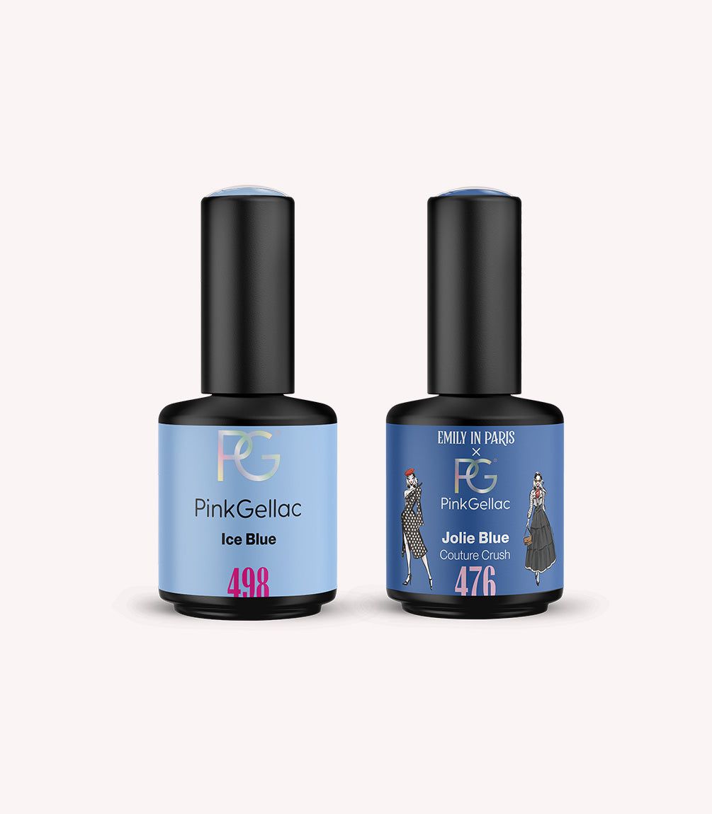 pink-gellac-set-ice-blue-polka-dots-nail-art-set image 2