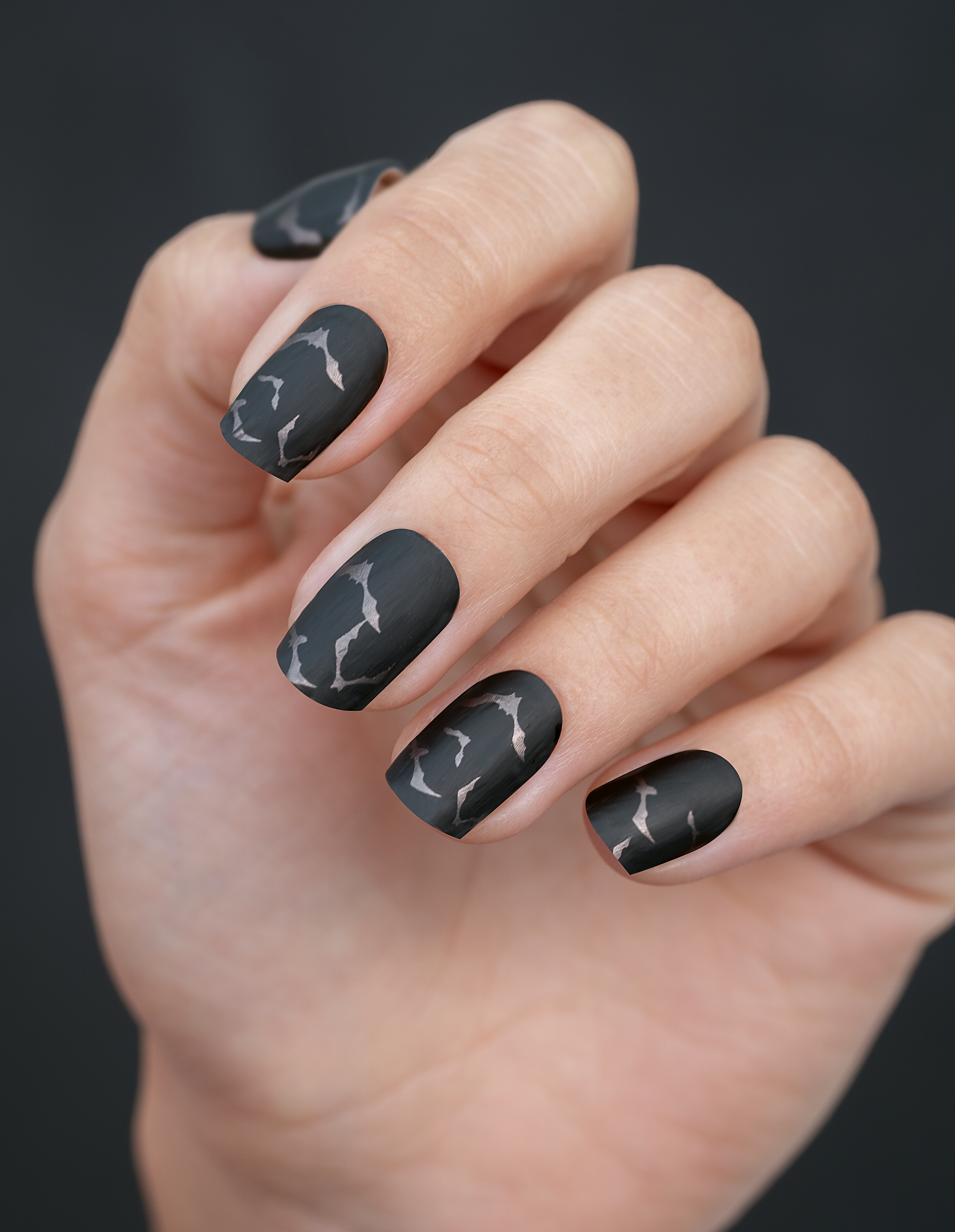 miss-sophie-black-bats-nail-wraps-halloween image 6