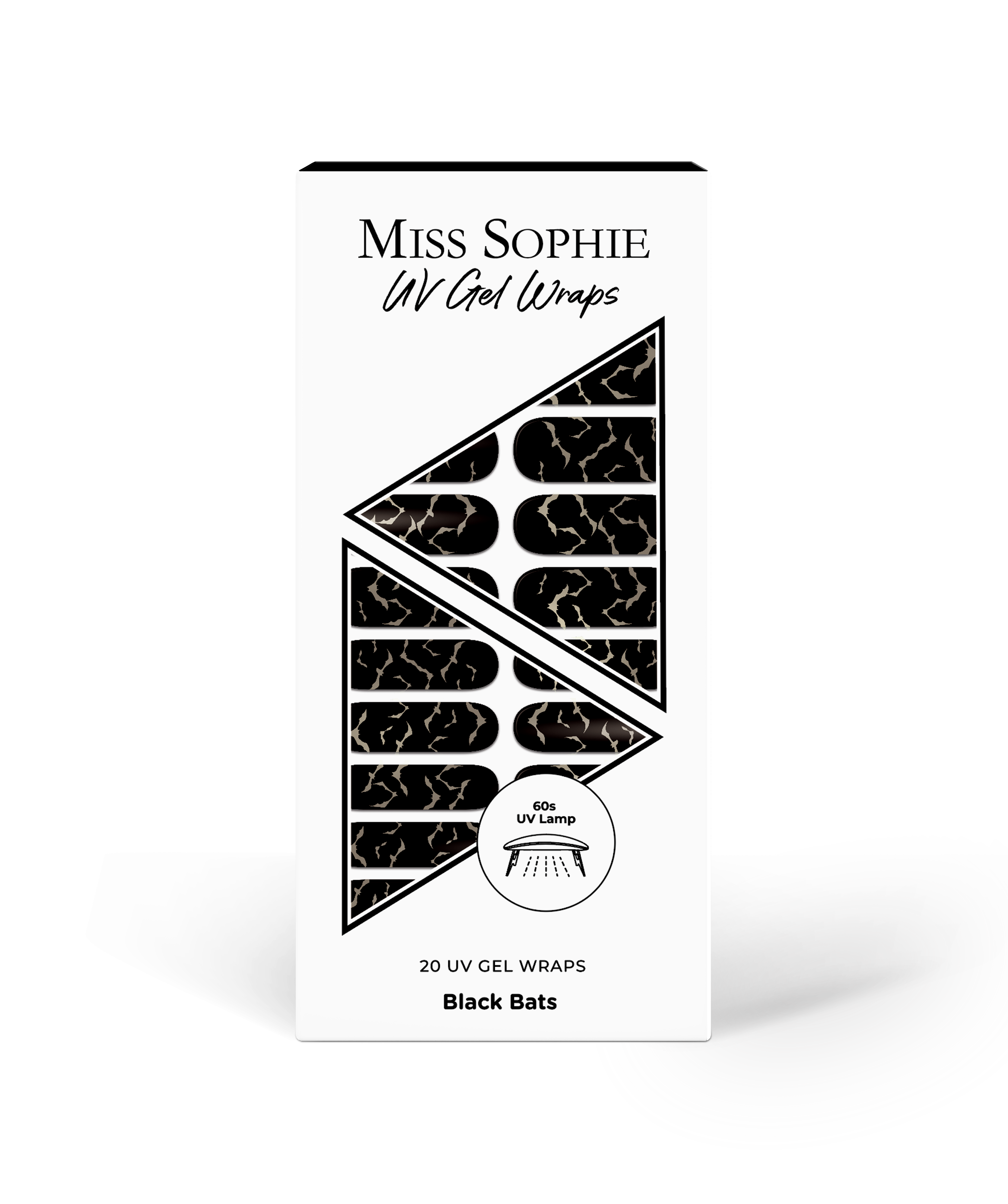 miss-sophie-black-bats-uv-gel-wraps-halloween-schwarz image 1