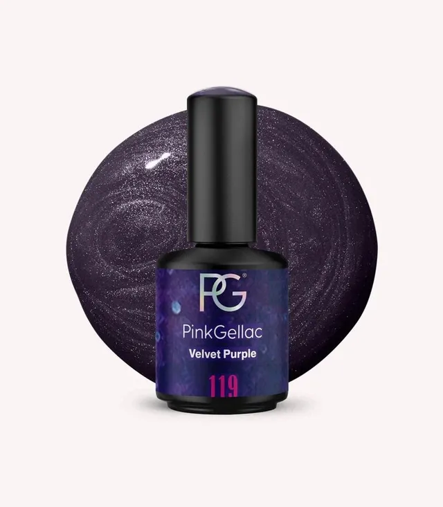 pink-gellac-119-velvet-purple-gel-nagellack-dunkel-lila-perlmutt image 1
