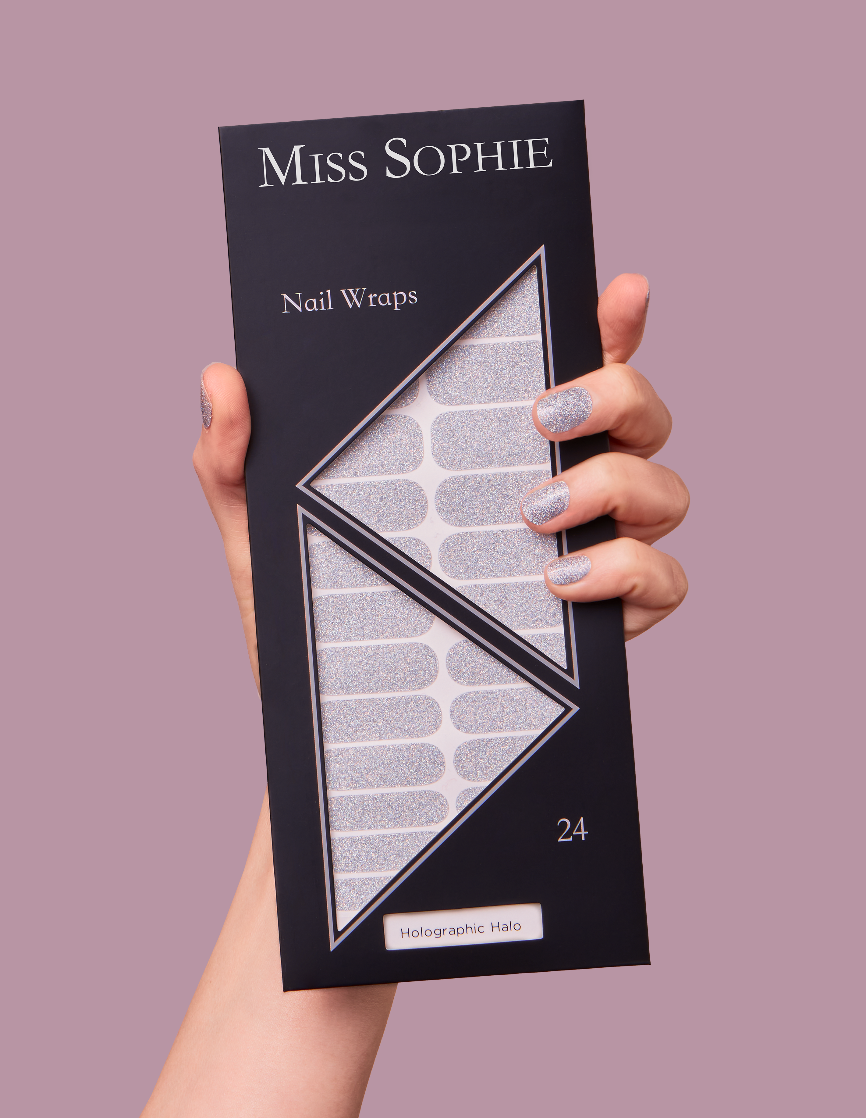miss-sophie-holographic-halo-nail-wraps image 3