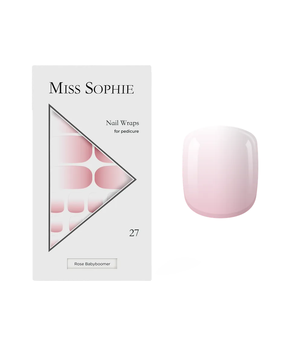 miss-sophie-rose-babyboomer-pedicure-nagelfolien image 1