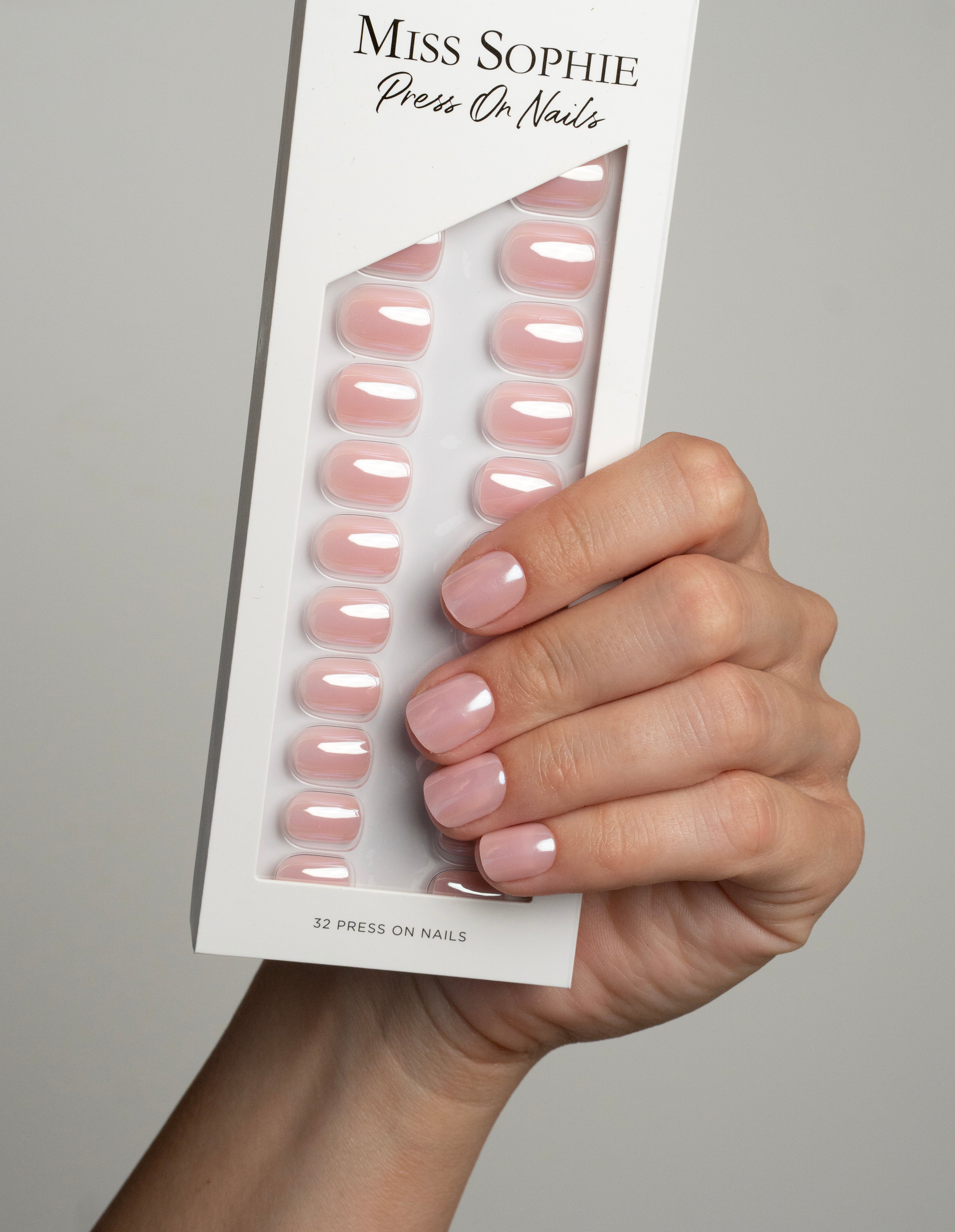 miss-sophie-ballet-pink-press-on-nails-extra-short-square image 5