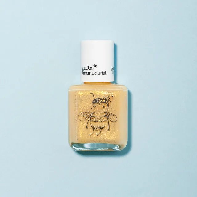 manucurist-pia-die-biene-gelber-glitzer-kindernagellack image 1