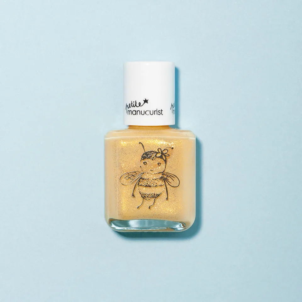 manucurist-pia-die-biene-gelber-glitzer-kindernagellack image 1