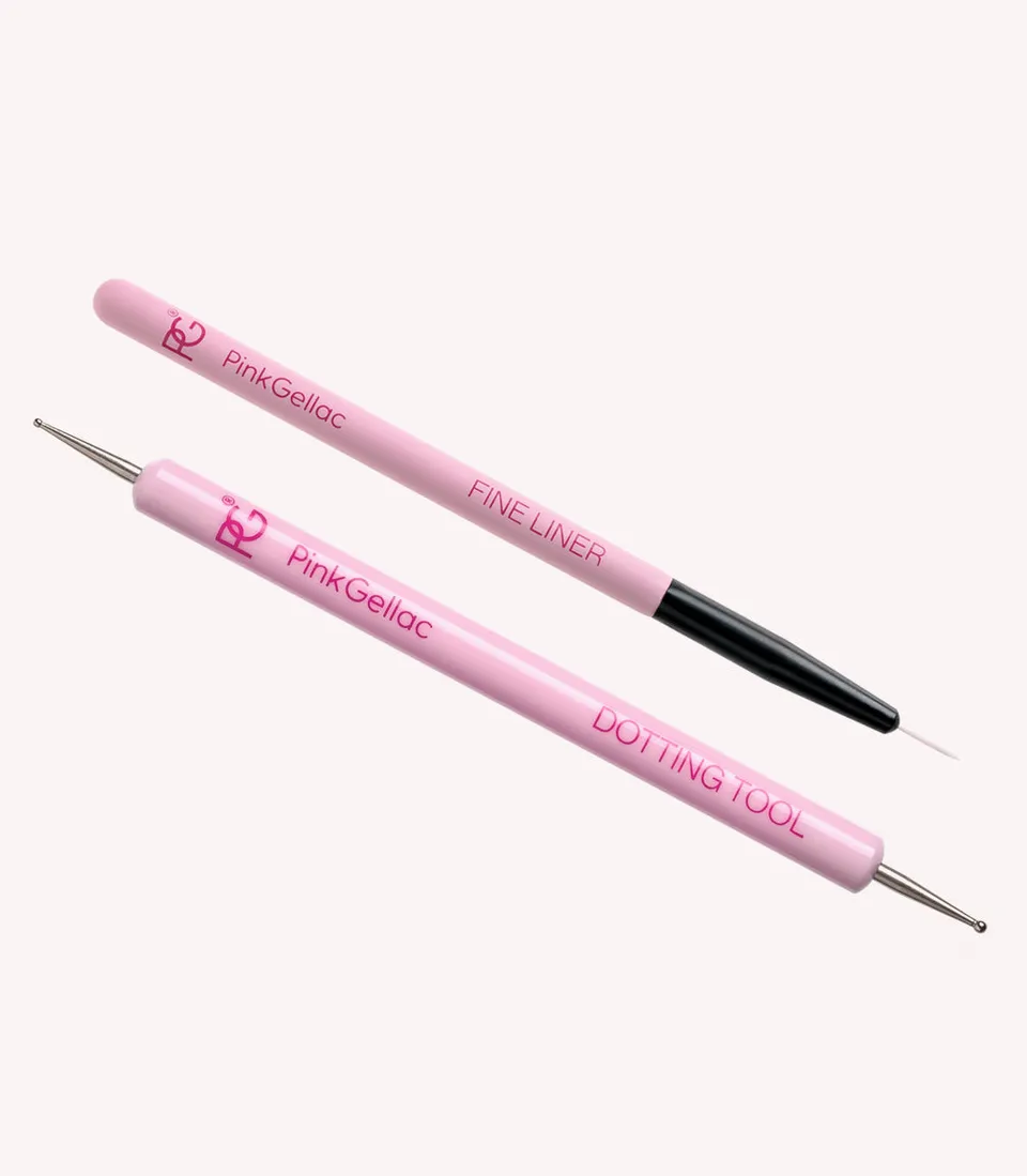 pink-gellac-nail-art-tools-set-nail-art-pinsel-dotting image 1
