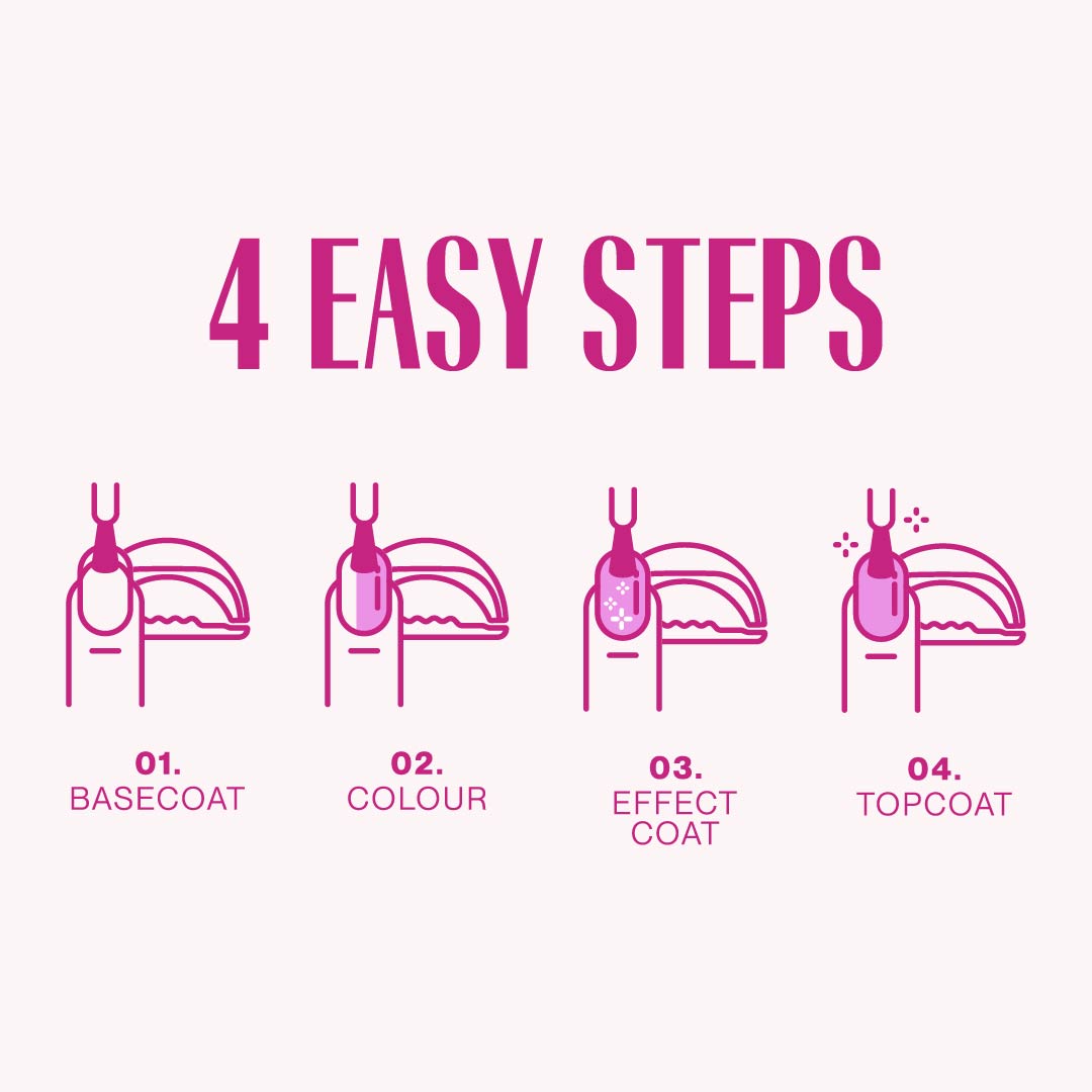 pink-gellac-effect-coat-glowing-gold-topcoat image 4
