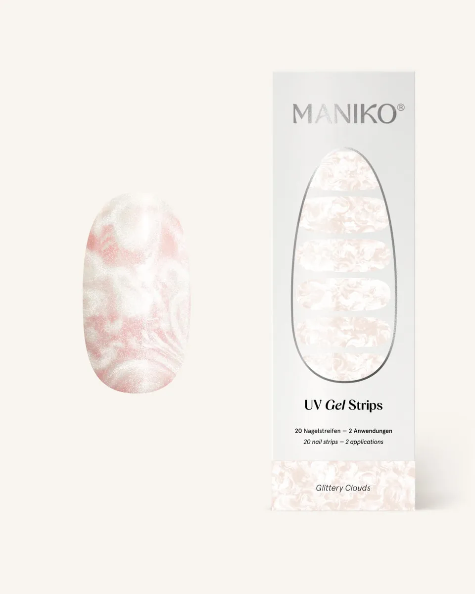 maniko-glittery-clouds-uv-uv-gel-strips-manik-re-semi-transparent image 1