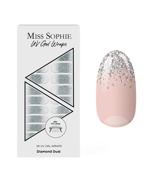 miss-sophie-diamond-dust-uv-uv-gel-nagelfolien-transparent-mit-silber-glitzer image 1