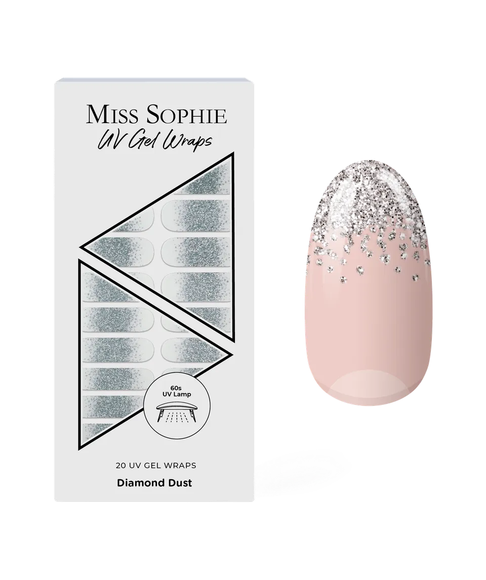 miss-sophie-diamond-dust-uv-uv-gel-nagelfolien-transparent-mit-silber-glitzer image 1