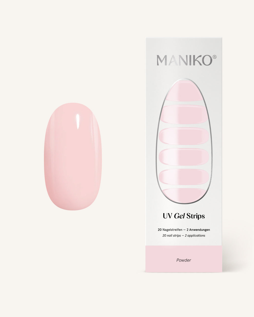 maniko-powder-uv-gel-strips-helles-pastell-rosa image 1