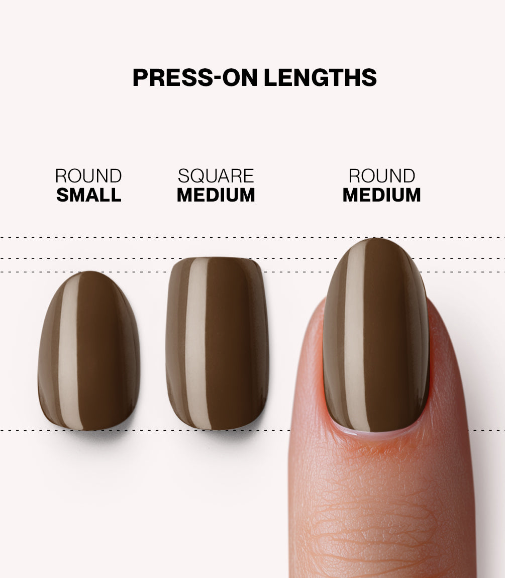 pink-gellac-421-mocha-brown-press-on-nails-round-medium image 3