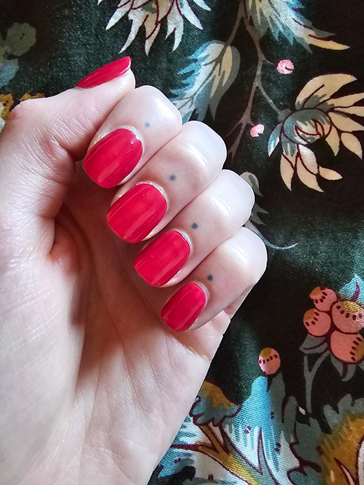 Farbe top, Halt bei mir mäßig