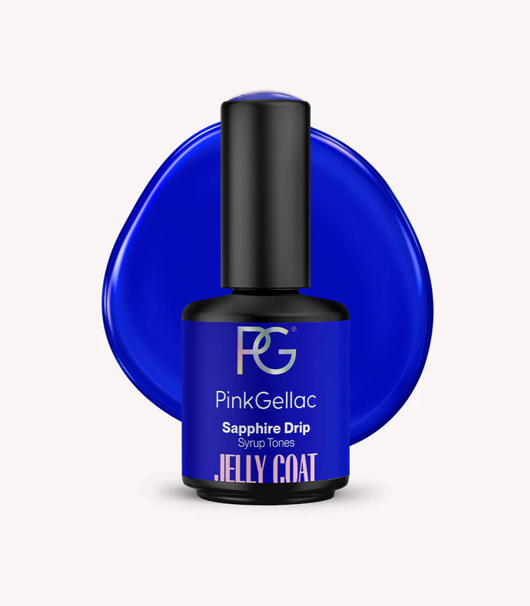 pink-gellac-jelly-coat-sapphire-drip-gel-nagellack-tiefblau-transparent image 1
