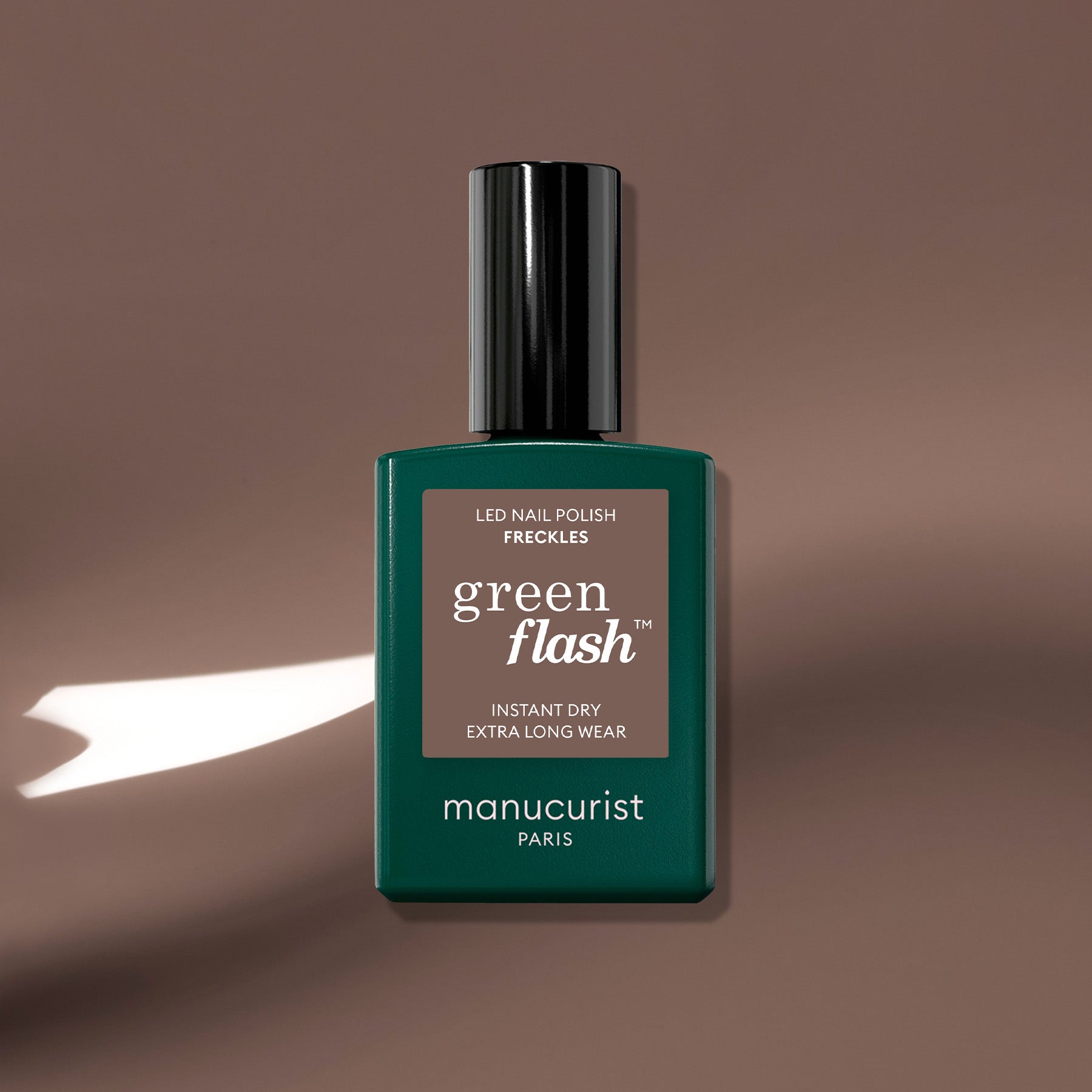 manucurist-green-flash-freckles-semi-permanenter-gel-nagellack-braun image 1