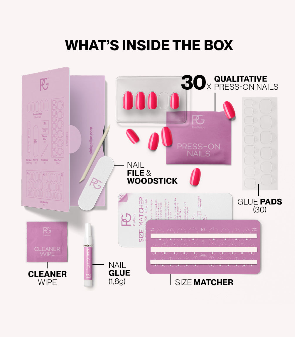 pink-gellac-161-ibiza-pink-press-on-n-gel-neonpink-rund-kurz image 4