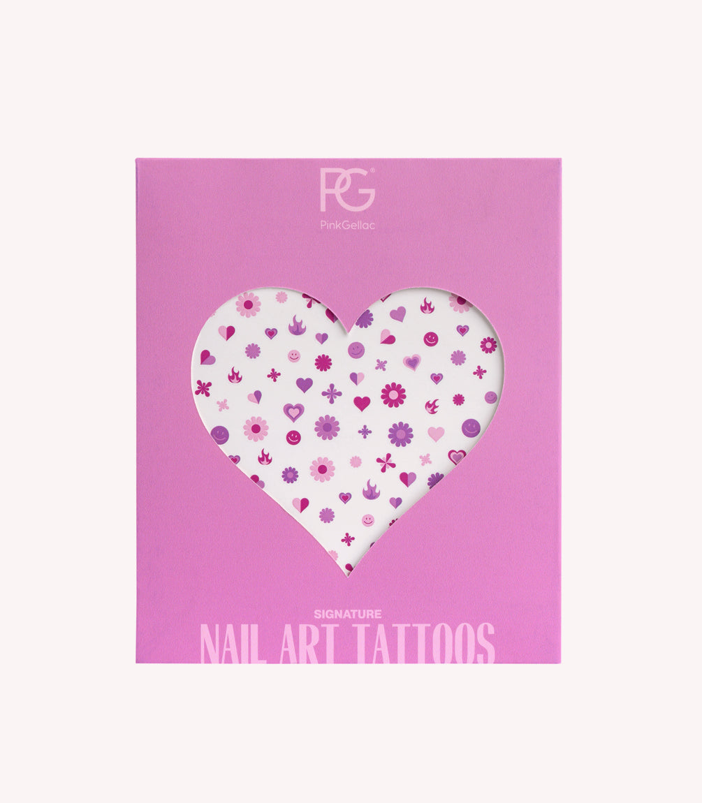 pink-gellac-nail-art-tattoos-signature-119-wasser-tattoos-set image 1