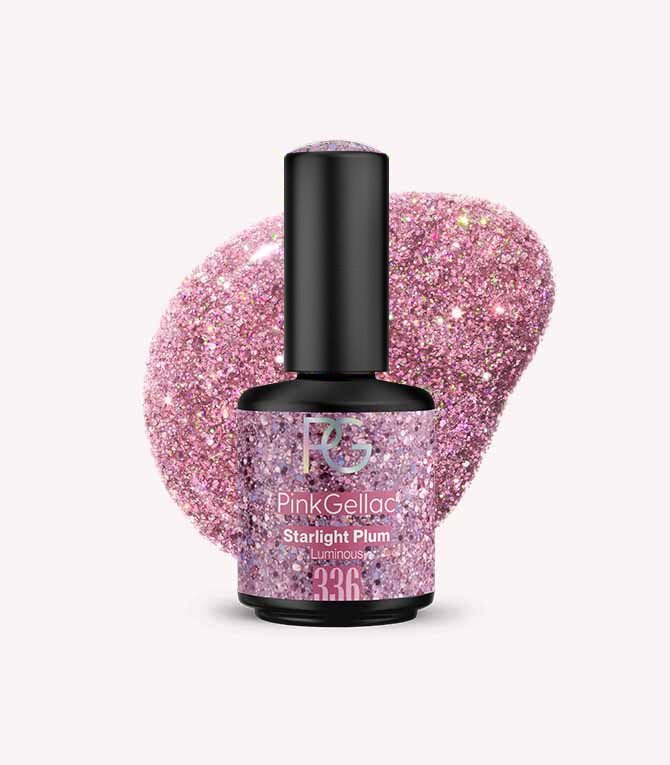 pink-gellac-336-starlight-plum-gel-nagellack-violett-glitzer image 1