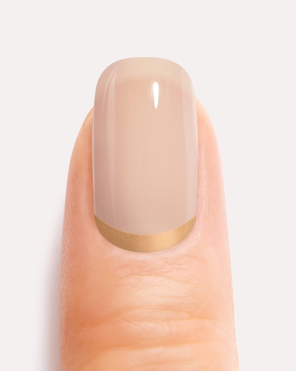 maniko-golden-twist-uv-uv-gel-strips-reverse-french-gold image 7