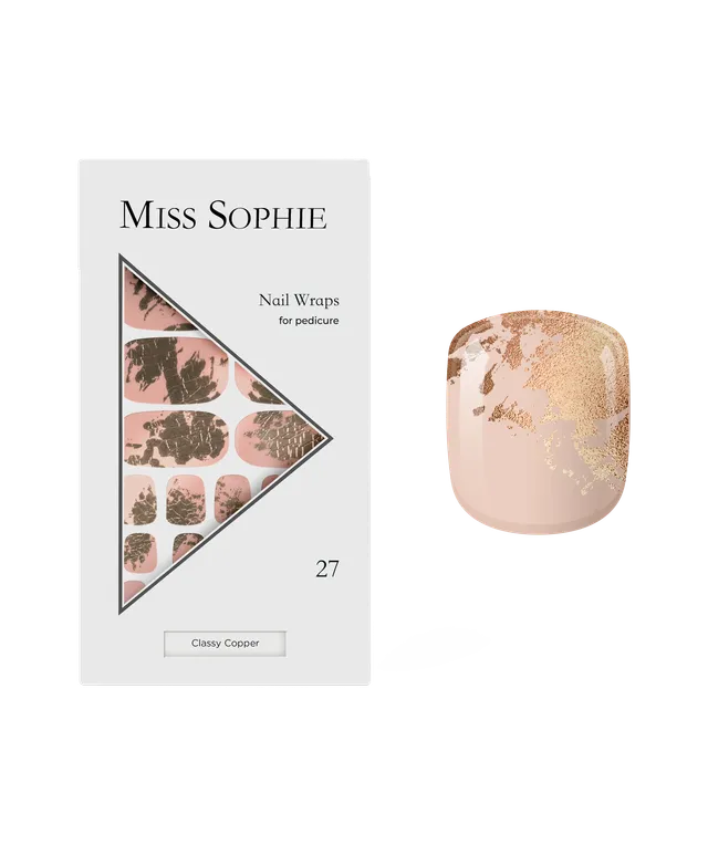 miss-sophie-classy-copper-pedicure-nagelfolien-kupfer image 1