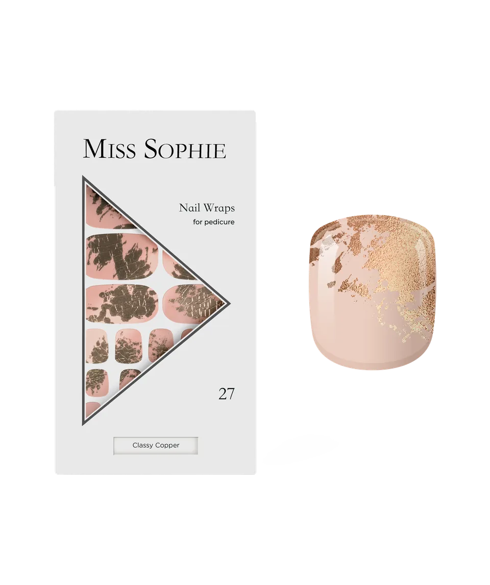 miss-sophie-classy-copper-pedicure-nagelfolien-kupfer image 1