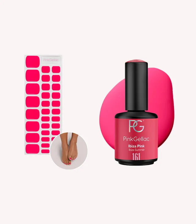 pink-gellac-161-ibiza-pink-set-gel-lack-pedicure-sticker image 1