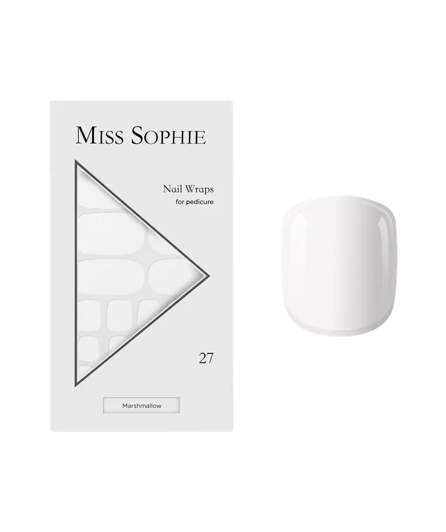 miss-sophie-marshmallow-pedicure-nagelfolien-f-r-fu-n-gel-sommer-wei image 1
